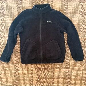 Columbia Black Fleece Puffer Jacket